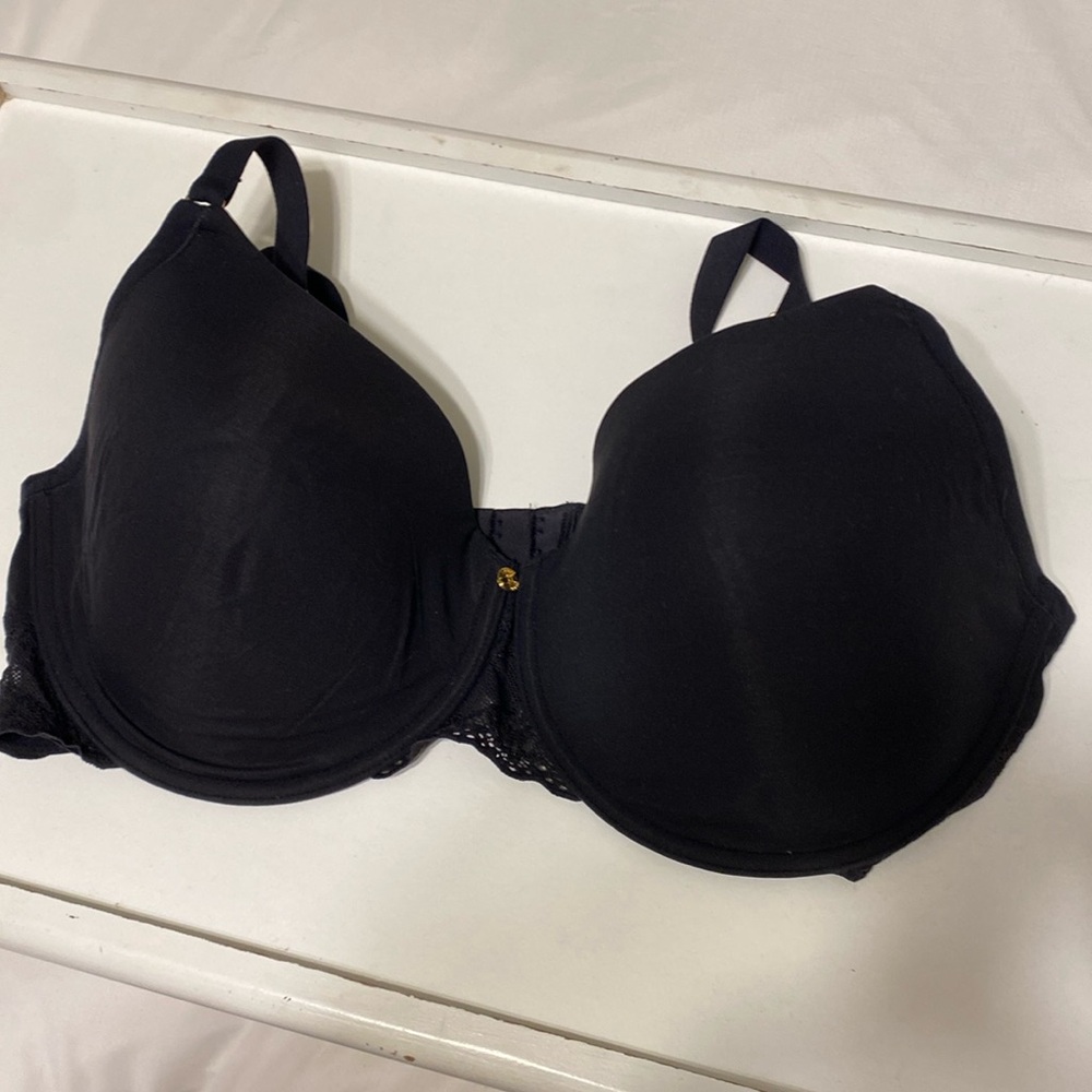 Black Natori underwire 38 triple D bra
